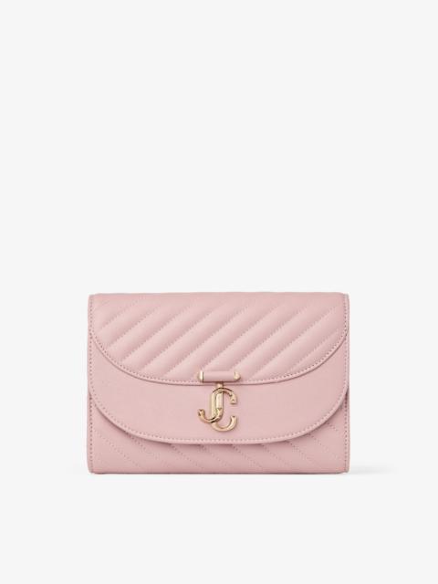 JIMMY CHOO Curve Clutch
Rose Quilted Biker Leather Clutch Bag