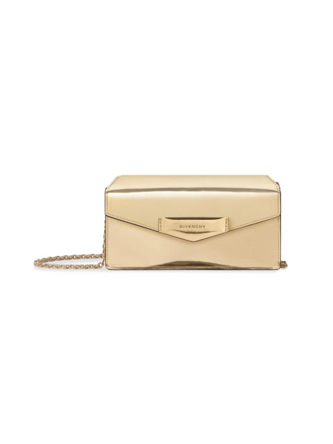 Givenchy Women's Antigona Wallet with Chain in Mirror Leather - Golden
