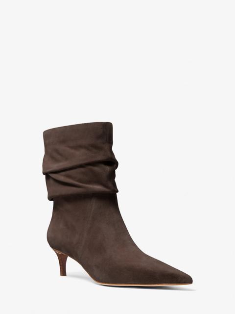 MICHAEL KORS Dawn Suede Ankle Boot