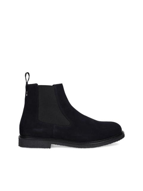 BOSS pull-tab Chelsea boots