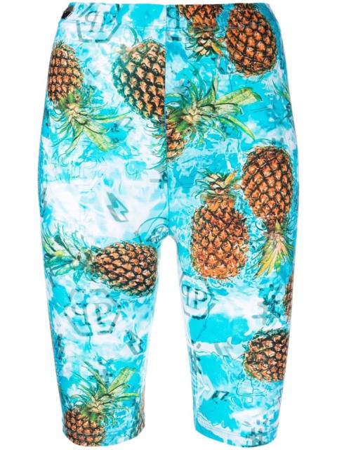 PHILIPP PLEIN pineapple-print shorts