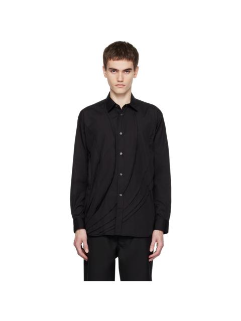 Comme des Garçons SHIRT Black Raw Edge Shirt