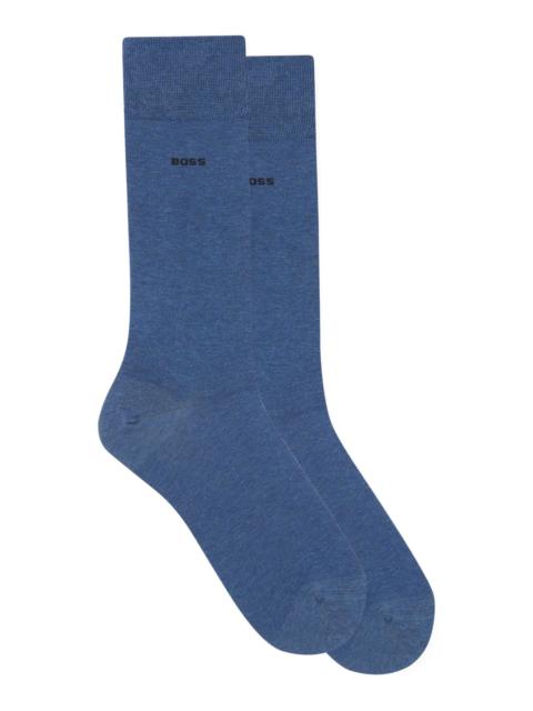 BOSS TWO-PACK OF REGULAR-LENGTH SOCKS IN A MERCERIZED-COTTON