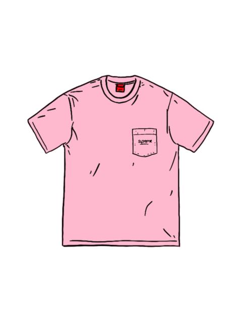 Supreme Overdyed Pocket Tee (SS20) Pink