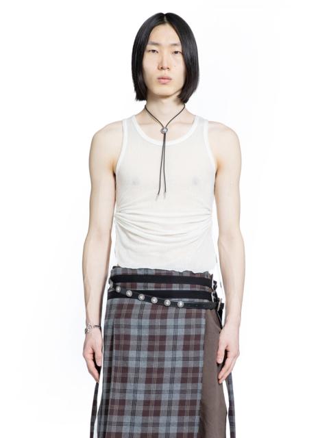 Ann Demeulemeester Boris Wrinkled Cropped Tank Top