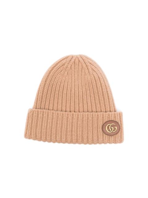 GUCCI wool cashmere hat with Double G