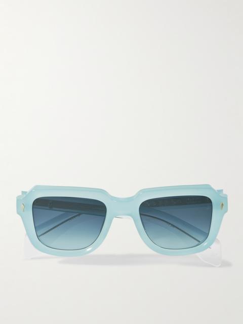 JACQUES MARIE MAGE Taos Square-Frame Acetate Sunglasses
