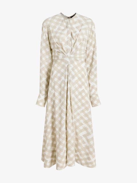 Proenza Schouler Keria Dress in Printed Crepe De Chine