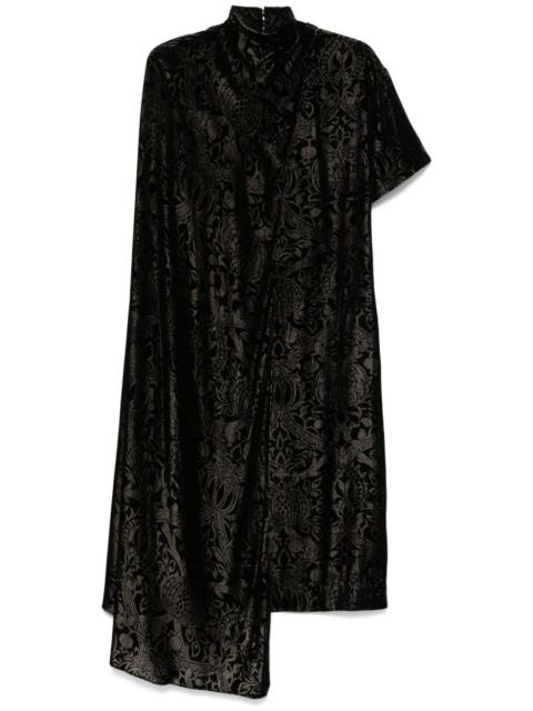 Roberto Cavalli jacquard midi dress