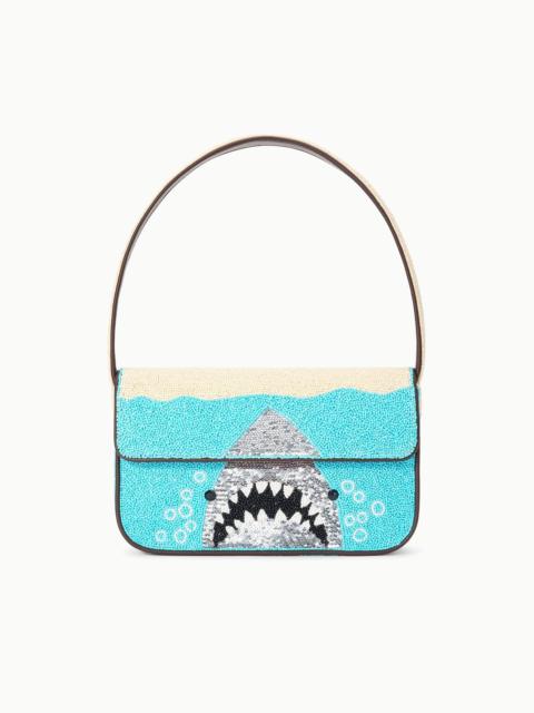 STAUD STAUD TOMMY BEADED BAG GREAT WHITE