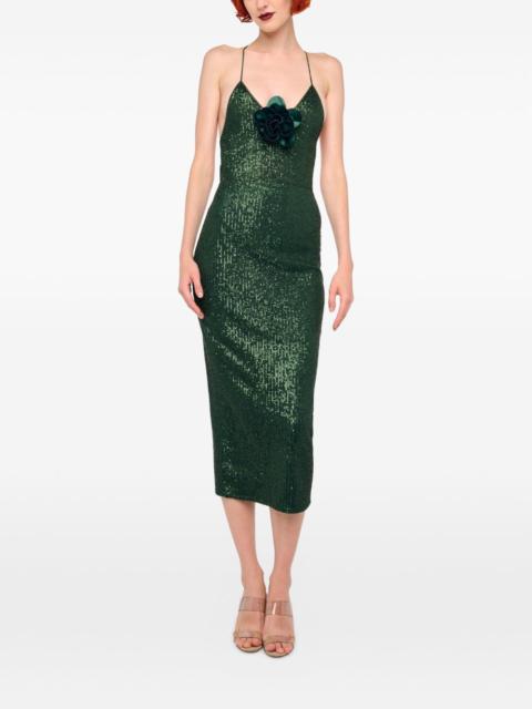 NORMA KAMALI zip-fastening midi skirt