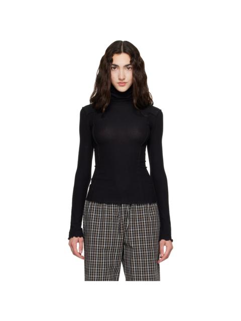 BASERANGE Black Omato Turtleneck