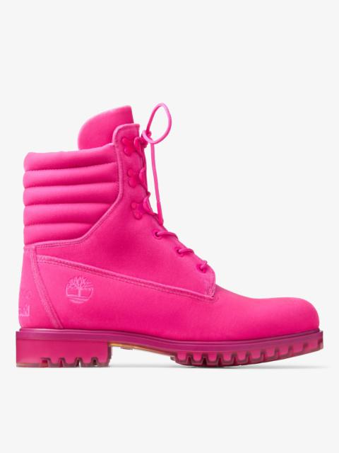 JIMMY CHOO JIMMY CHOO X TIMBERLAND 8 INCH PUFFER BOOT
Hot Pink Timberland Velvet Ankle Boots
