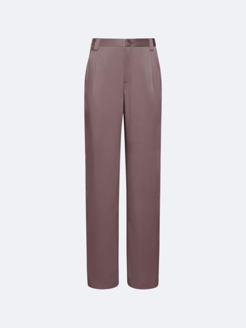LAPOINTE Satin Relaxed Pleated Pant