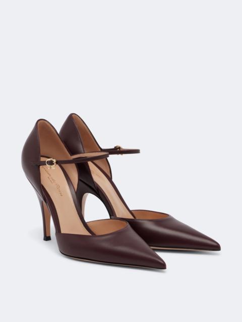 Gianvito Rossi Sofia D'Orsay leather pumps