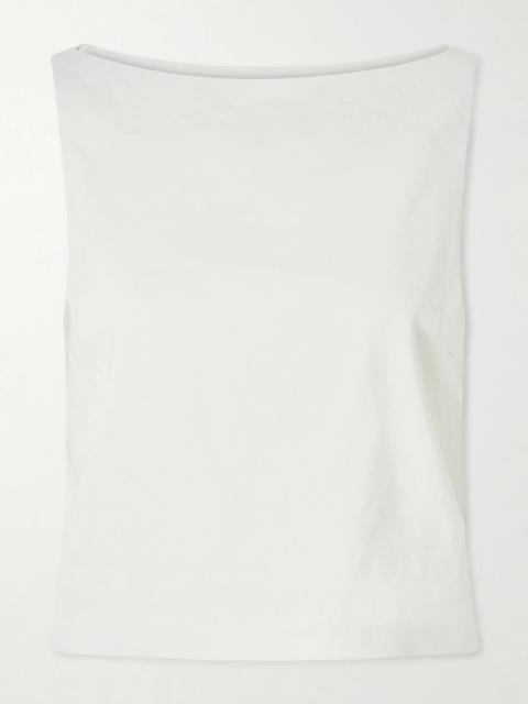 Theory Linen-blend Top