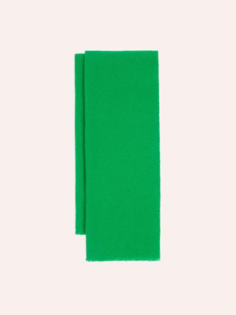 Drake's Green Solid Wool Scarf
