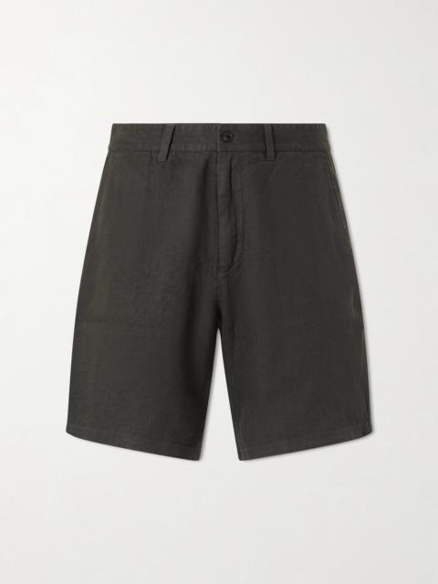 NN07 Aden 1454 Straight-Leg Linen Shorts