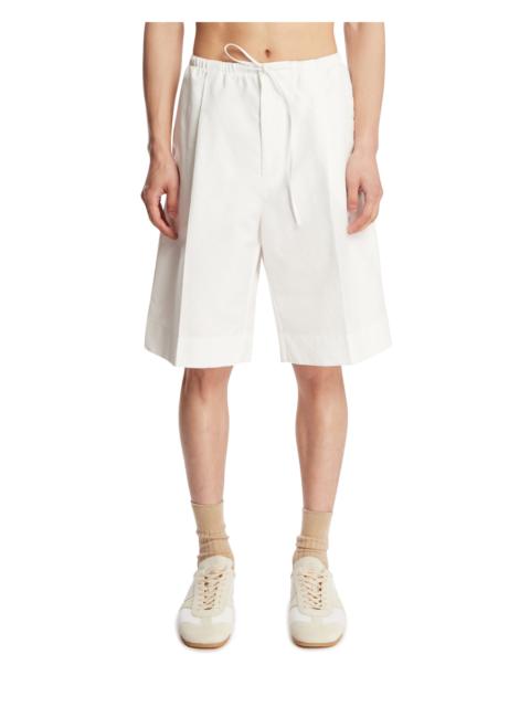 Bottega Veneta White Cotton Bermuda Shorts