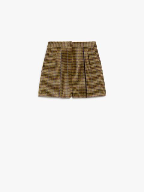 Max Mara PATRONI Pied de Poule jersey shorts