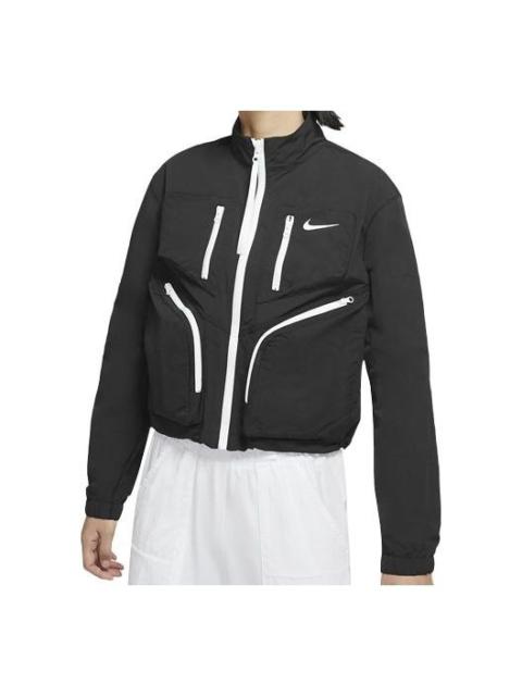 (WMNS) Nike Sportswear Tech Pack Woven Jacket Black CU6037-010