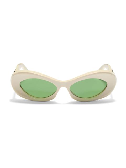 Valentino Vls-178b - Ivory / V-light Gold Sunglasses