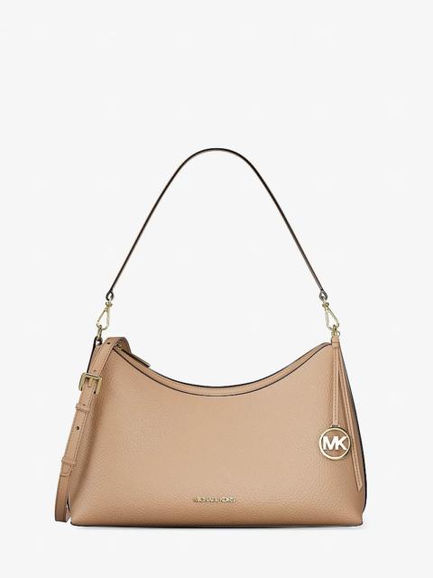 MICHAEL KORS Sammy Medium Pebbled Leather Convertible Shoulder Bag