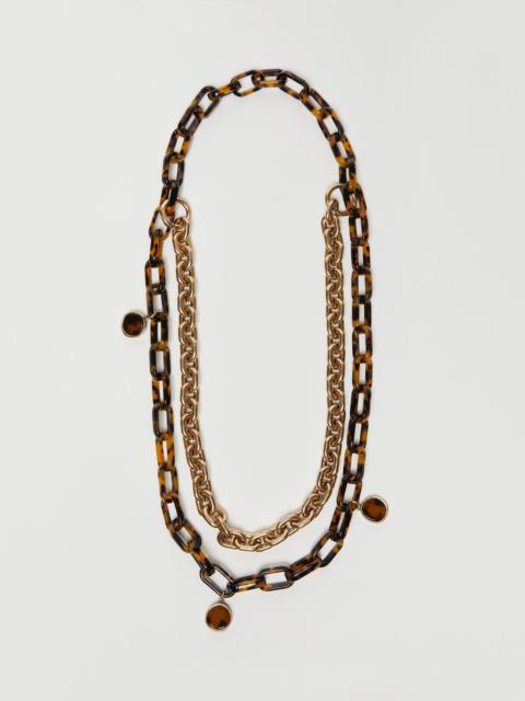 Max Mara HIGHER Chain necklace