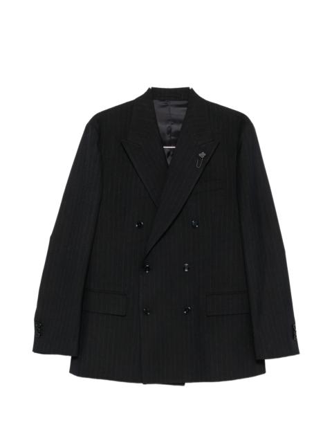 LARDINI Lardini Pinstripe Double-breasted Blazer