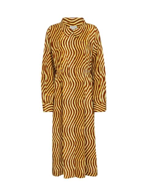 Dries Van Noten Printed cotton midi dress