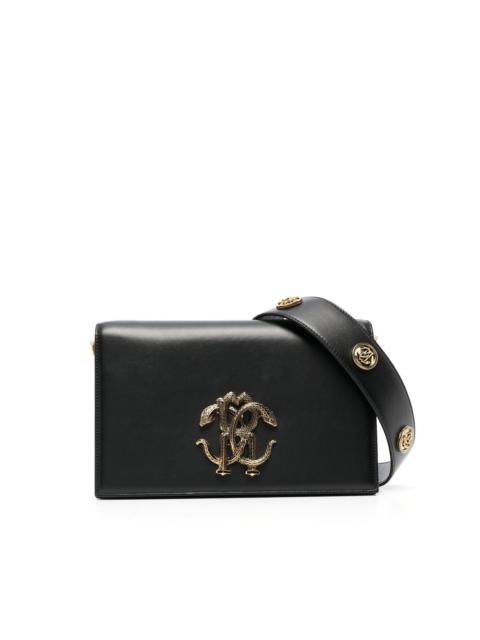 Roberto Cavalli logo-plaque embellished-strap bag