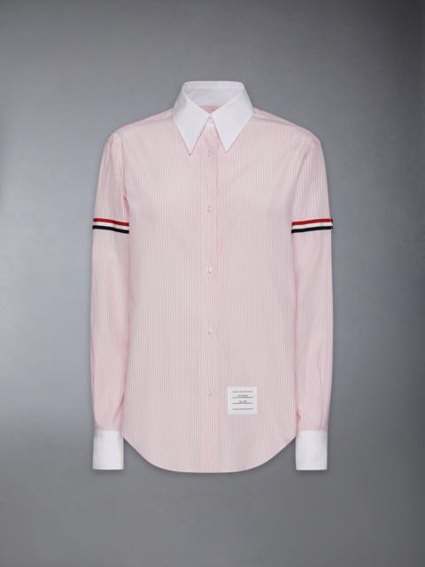 Thom Browne Cotton Silk Armband Point Collar Shirt