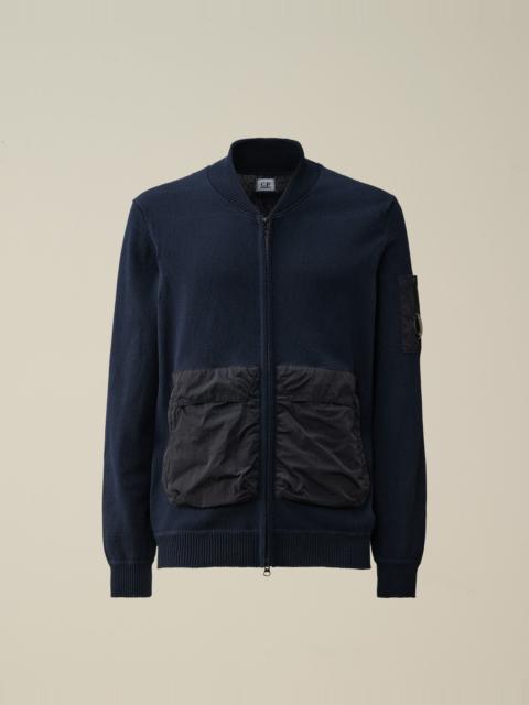 C.P. Company Cotton Mixed Bomber Knit