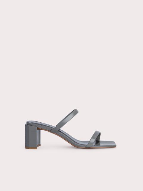 BY FAR Tanya Cement Semi Patent Leather