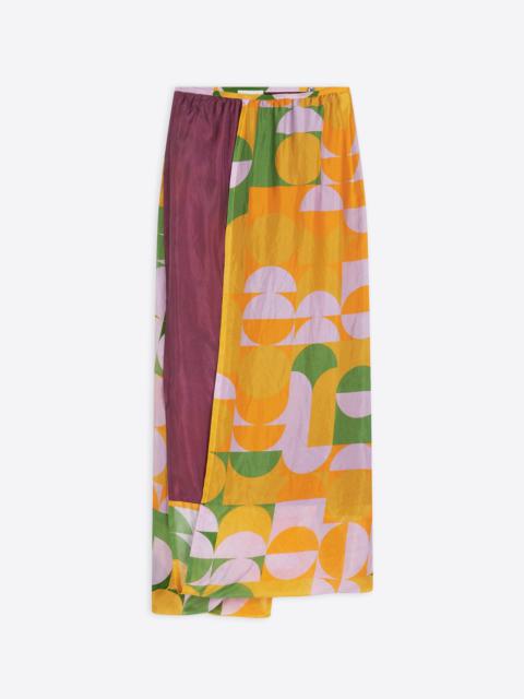 スカート DRIES VAN NOTEN LONG SKIRT Dries Van Noten LONG DRAPED SKIRT | REVERSIBLE