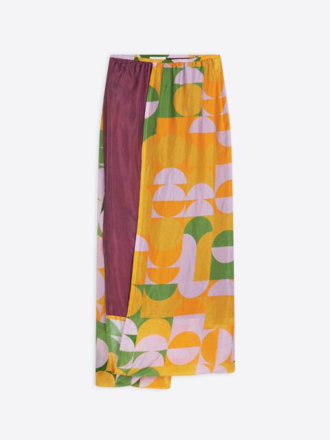 SILK WRAP SKIRT