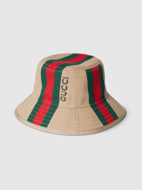 GUCCI Bucket hat with Web