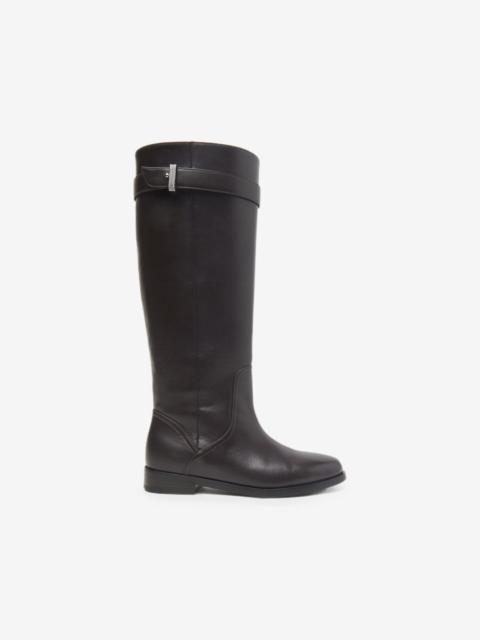 PESERICO embellished-strap leather boots