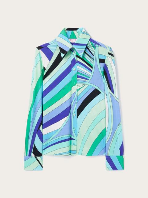 PUCCI IRIDE PRINT LONG SLEEVE SHIRT