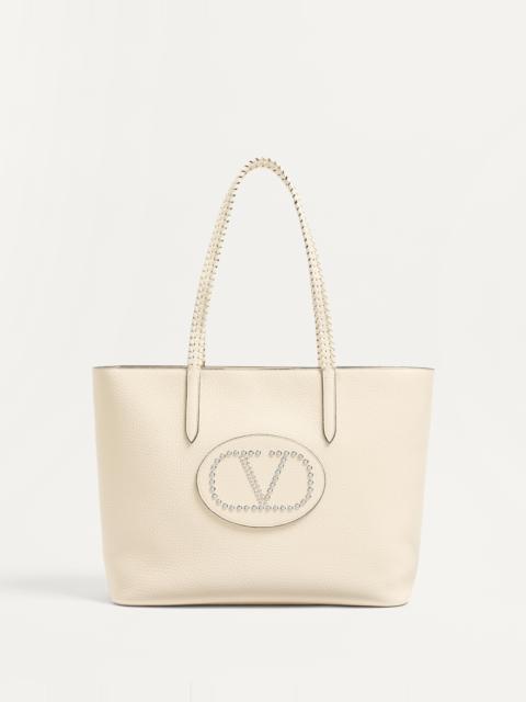 トートバッグ VALENTINO WHITE VALENTINO GARAVANI ESCAPE SHOPPING BAG Valentino White fabric Valentino Garavani Escape shopping