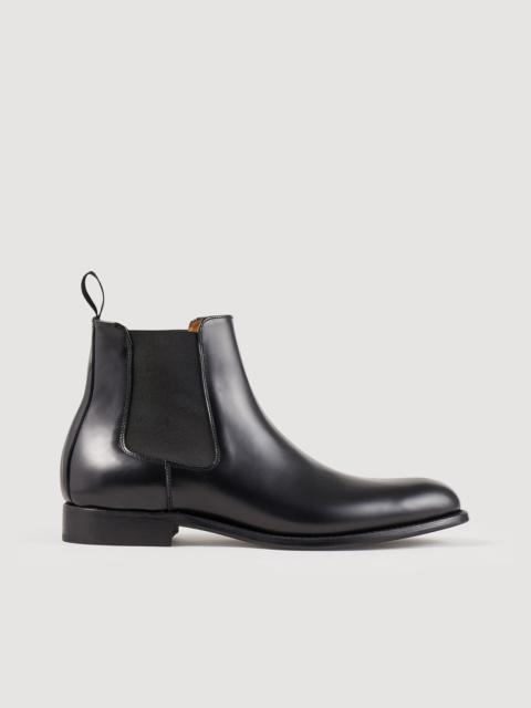Sandro LEATHER CHELSEA ANKLE BOOTS