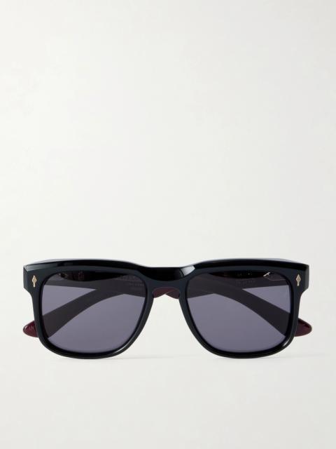 JACQUES MARIE MAGE Wesley Square-Frame Acetate Sunglasses