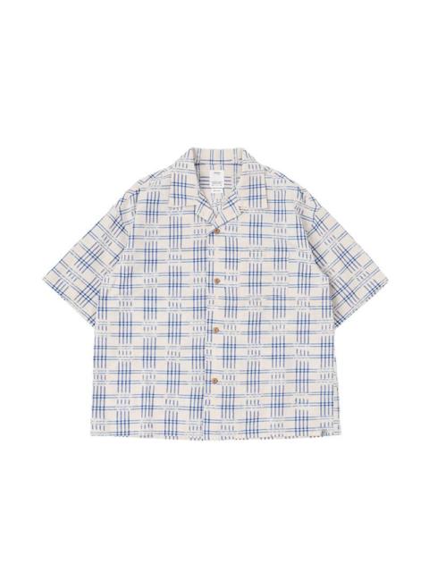 visvim CROSBY SHIRT S/S KASURI IVORY