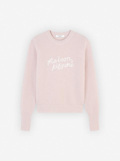 Maison Kitsuné MAISON KITSUNE HANDWRITING COMFORT JUMPER