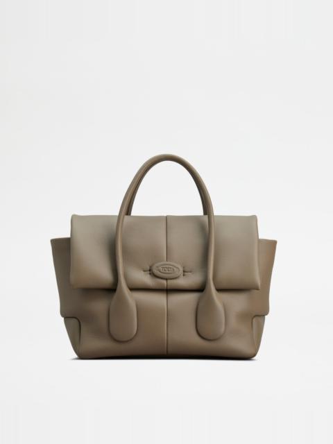 TOD'S DI BAG REVERSE IN LEATHER SMALL - BROWN