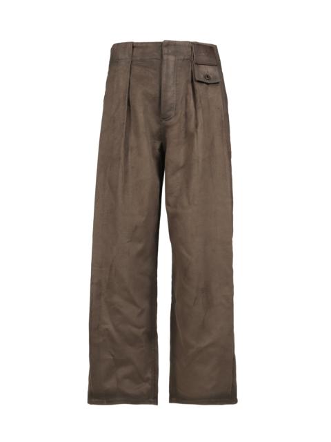 Loewe TROUSERS / KHAKI BROWN
