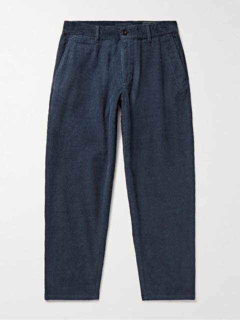 Portuguese Flannel Straight-Leg Cotton-Corduroy Trousers