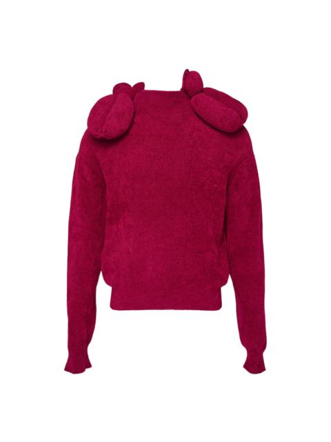 doublet Balloon Dog High Neck Knit Pullover