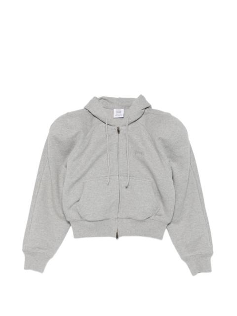 VETEMENTS jersey zip hoodie