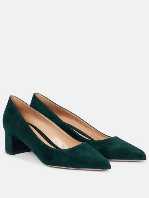 Gianvito Rossi Piper 45 suede pumps